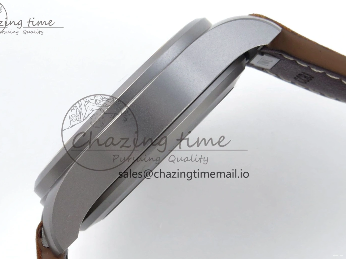 MIROTIME 0415 Big Pilot IW329701 M+F 1:1 Best Edition Black Dial on Brown Leather Strap MY RelaxedFit 7005